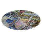 Ecke der Fliegenschweinfarm und Wein ein wenig. Schneidebrett (Ecke)