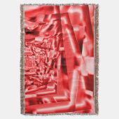 Ecke der geneigten Quadrate, rot bis weiß Decke (Vorderseite Vertikal)