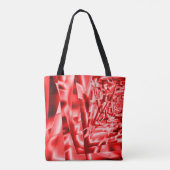 Ecke der geneigten Quadrate, rot bis weiß Tasche (Rückseite)