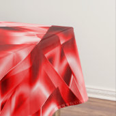 Ecke der geneigten Quadrate, rot bis weiß Tischdecke (Beispiel)