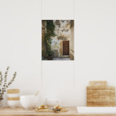 Ecke der schmalen Gasse in der alten Stadt Poster (Küche)