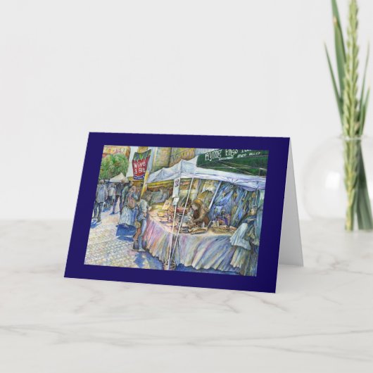 Ecke der Schweinfarm und Wein ein bisschen Gruß Karte (Vorderseite)