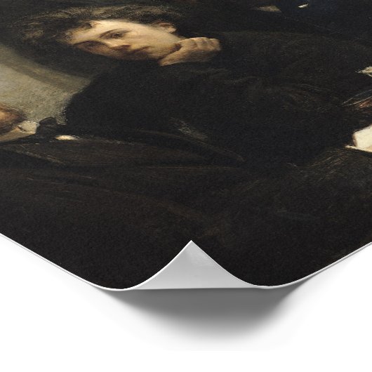 Ecke der Tabelle, 1872 Poster (Ecke)