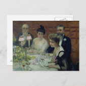 Ecke der Tabelle, 1904 Postkarte (Vorne/Hinten)