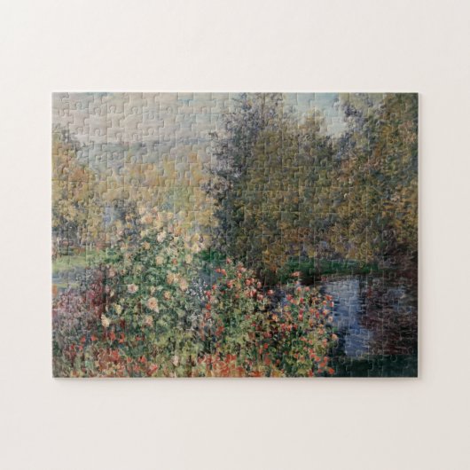 Ecke des Gartens bei Montgeron - Claude Monet Puzzle (Horizontal)