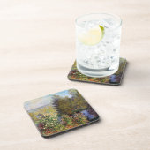 Ecke des Gartens von Montgeron - Claude Monet Getränkeuntersetzer (Rechte Seite)