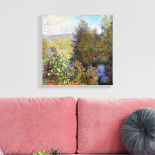 Ecke des Gartens von Montgeron - Claude Monet Leinwanddruck (Insitu (Wohnzimmer))