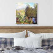 Ecke des Gartens von Montgeron - Claude Monet Leinwanddruck (Insitu (Schlafzimmer))