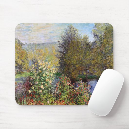 Ecke des Gartens von Montgeron - Claude Monet - Mousepad (Mit Mouse)