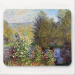 Ecke des Gartens von Montgeron - Claude Monet - Mousepad<br><div class="desc">Zeigen Sie den Leuten Ihren Stil und Ihre Raffinesse mit dieser Reproduktion eines Kunstwerks mit dem Titel "Ecke des Gartens bei Montgeron" von Claude Monet. Landschaft eines Gartens mit Bach und Bäumen. Gemalt um 1876.</div>