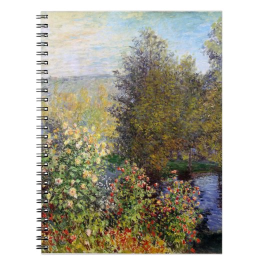 Ecke des Gartens von Montgeron - Claude Monet - Notizblock (Vorderseite)