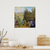 Ecke des Gartens von Montgeron - Claude Monet Poster (Küche)
