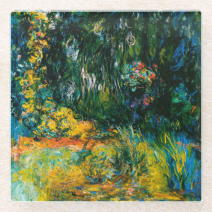 Ecke des Nympheas-Beckens - Claude Monet Glasuntersetzer