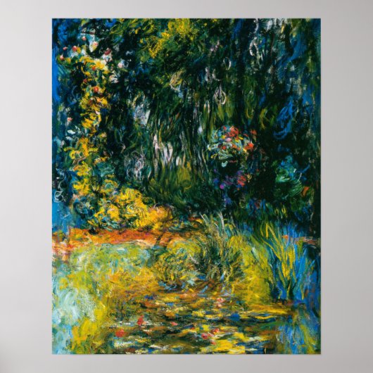 Ecke des Nympheas-Beckens - Claude Monet Poster (Vorne)