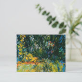 Ecke des Nympheas-Beckens - Claude Monet Postkarte (Stehend Vorderseite)
