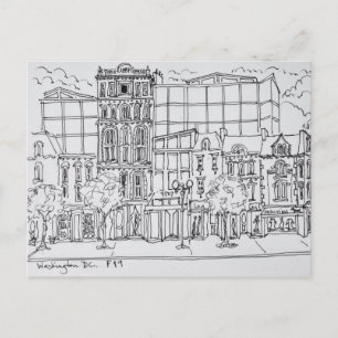 Ecke F und 9th Street   Washington DC, USA Postkarte