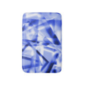 Ecke mit quadratischen Acrylteilen, blau bis weiß Badematte (Vorderseite Vertikal)