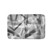 Ecke mit quadratischen Acrylteilen, grau bis weiß Badematte (Vorderseite)