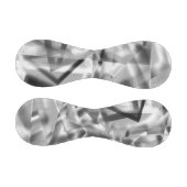 Ecke mit quadratischen Acrylteilen, grau bis weiß Baseball (Paneele)