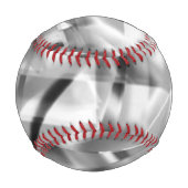 Ecke mit quadratischen Acrylteilen, grau bis weiß Baseball (Vorderseite)