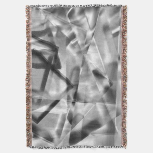 Ecke mit quadratischen Acrylteilen, grau bis weiß Decke (Vorderseite Vertikal)