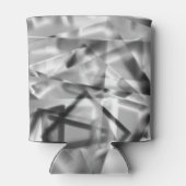 Ecke mit quadratischen Acrylteilen, grau bis weiß Dosenkühler (Rückseite)