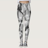 Ecke mit quadratischen Acrylteilen, grau bis weiß Leggings (Vorderseite)