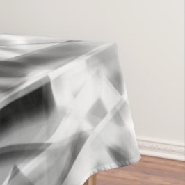 Ecke mit quadratischen Acrylteilen, grau bis weiß Tischdecke