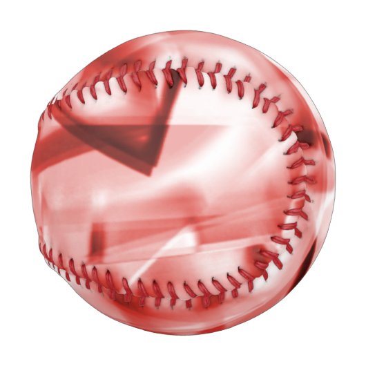 Ecke mit quadratischen Acrylteilen, rot bis lachsf Baseball (Rückseite Links)