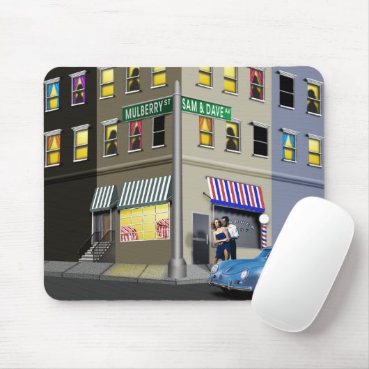 Ecke Mulberry St. und Sam & Dave Ave. Mousepad (Mit Mouse)
