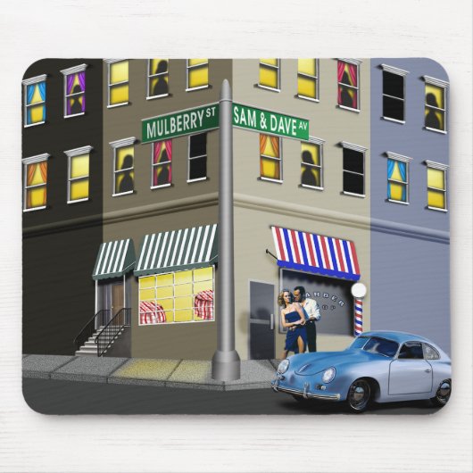 Ecke Mulberry St. und Sam & Dave Ave. Mousepad (Vorne)