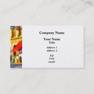 Ecke oder Mitte und Merchant Rutland VT Visitenkarte