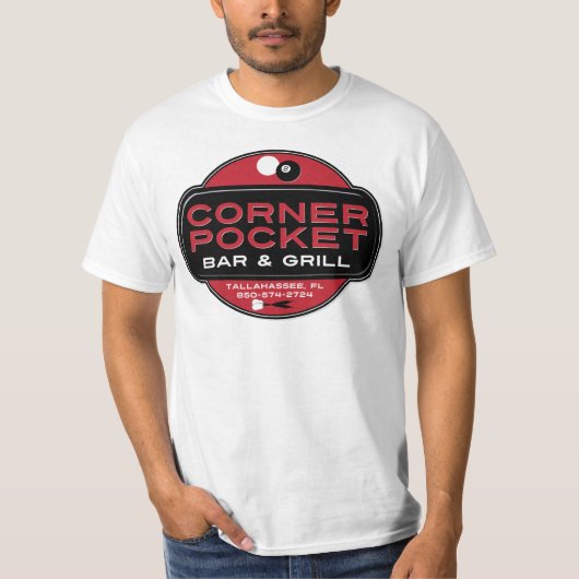 Ecke Pocket Bar und Grille - RED T-Shirt (Vorderseite)