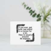 ecke postkarte (Stehend Vorderseite)