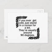 ecke postkarte (Vorne/Hinten)