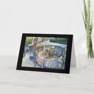 Ecke von fliegenden Schweinen und Wein ein bissche Karte