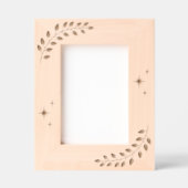 Ecke Wreath Branch Glitzern 7x5 Geätzte Rahmen (Vorderseite)