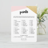 Ecken | Brautparty-Ringkarten (Stehend Vorderseite)