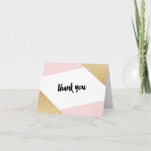Ecken | Dankeschön Note Card Dankeskarte (Vorderseite)