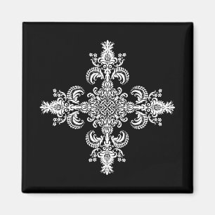Ecken der Lilien-Meditation 4 Magnet