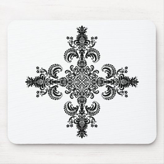 Ecken der Lilien-Meditation 4 Mousepad (Vorne)