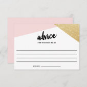 Ecken | Hochzeitsratgeber Hinweiskarte (Vorne/Hinten)