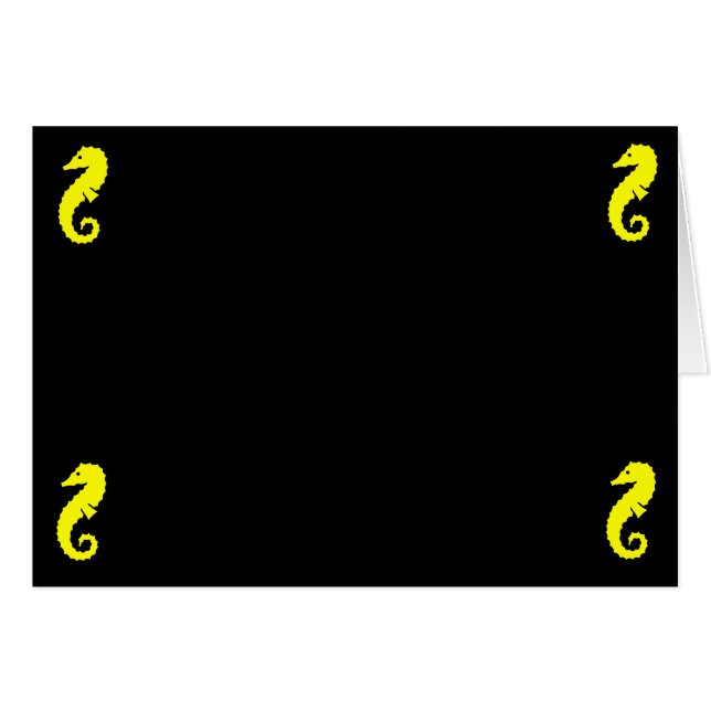 Ecken Ozean Glow_Yellow Seepferds 4 (Vorderseite (Horizontal))