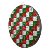 Ecken-Rot-Weiß-Grün-DART-BOARD Dartscheibe (Vorderseite rechts)