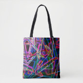 Ecken und farbenfrohe Neonecken Tasche (Vorderseite)