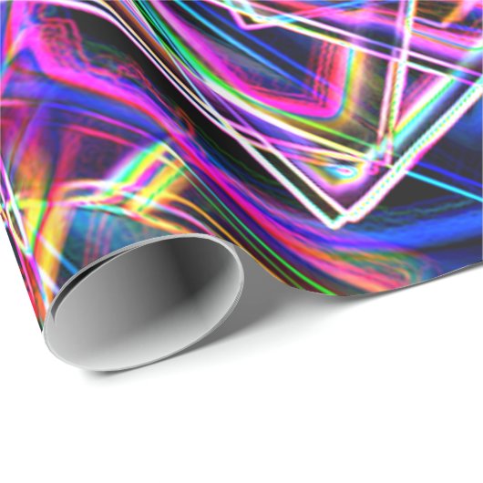 Ecken und neunfarbige Punkte Geschenkpapier (Rolleneckpunkt)