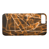 Ecken und Orangenpunkte auf Neon Case-Mate iPhone Hülle (Rückseite (Horizontal))