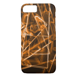 Ecken und Orangenpunkte auf Neon Case-Mate iPhone Hülle