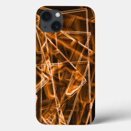 Ecken und Orangenpunkte auf Neon Case-Mate iPhone Hülle