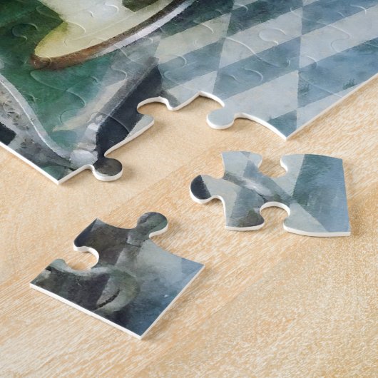 EckFriseursalon Puzzle (Seite)